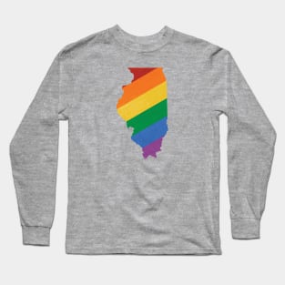 Illinois Pride Long Sleeve T-Shirt